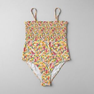 Pink Lily Multicolor Floral One Piece Swimsuit